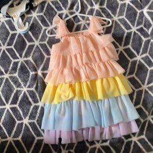 Rainbow baby dress